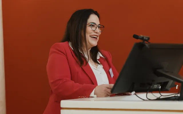 English Adjunct Bodalejo gives keynote at conference in Vilnius