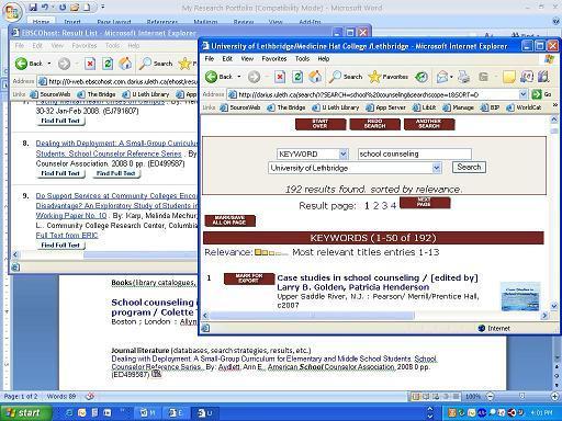 Image of desktop setup