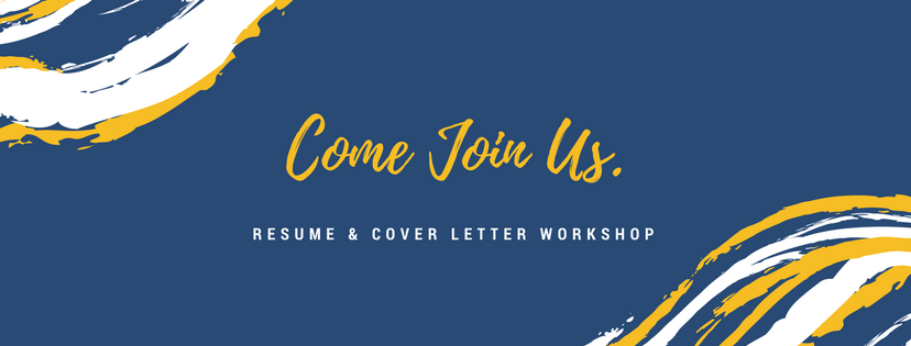 Resume & Cover Letter Workshop | Notice Board