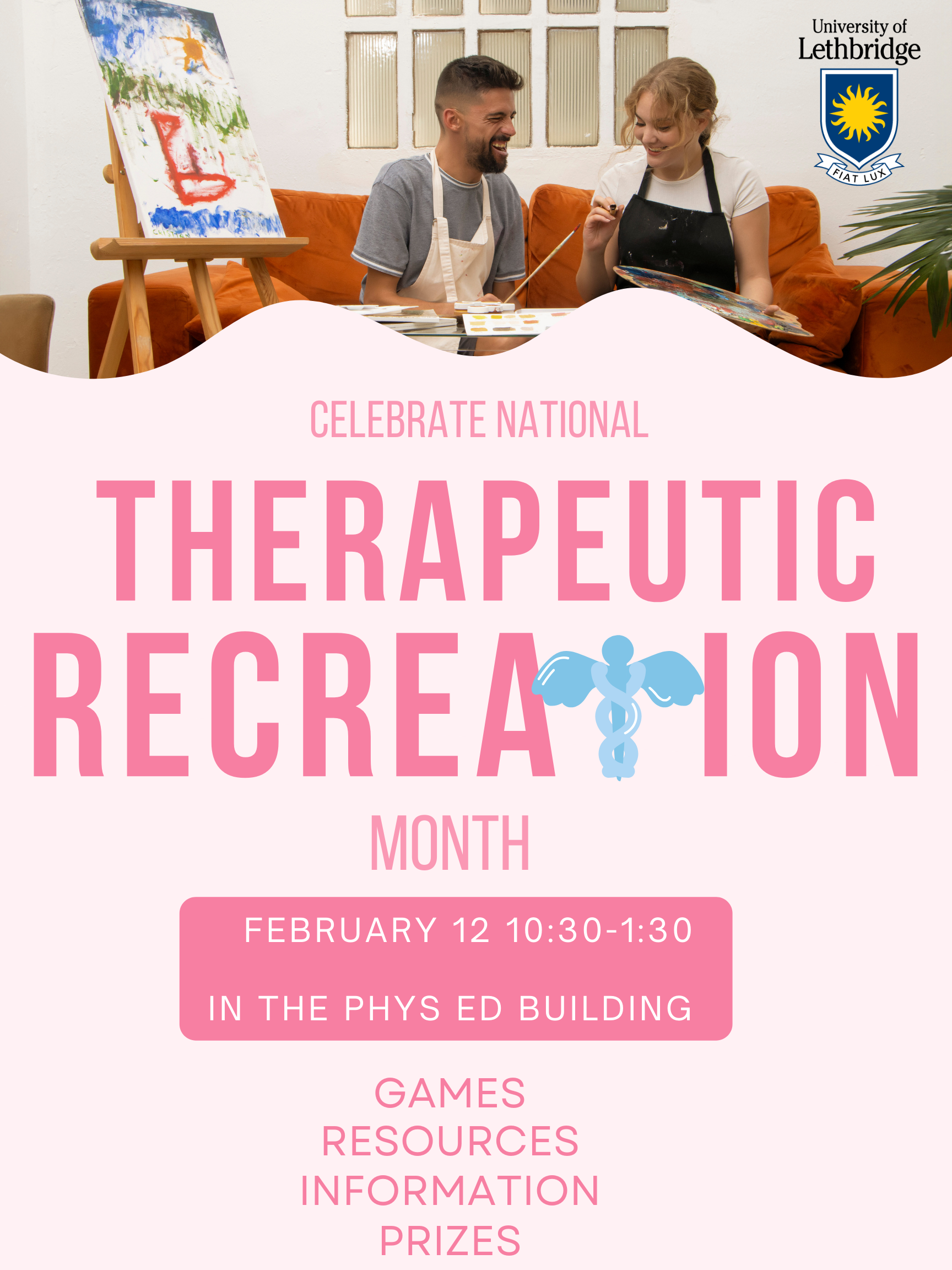 Therapeutic Recreation Event Notice Board