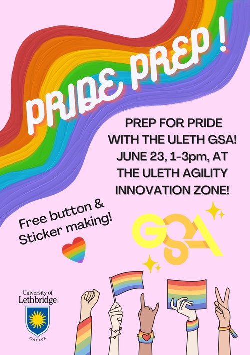 Prep for Pride with the GSA Notice Board