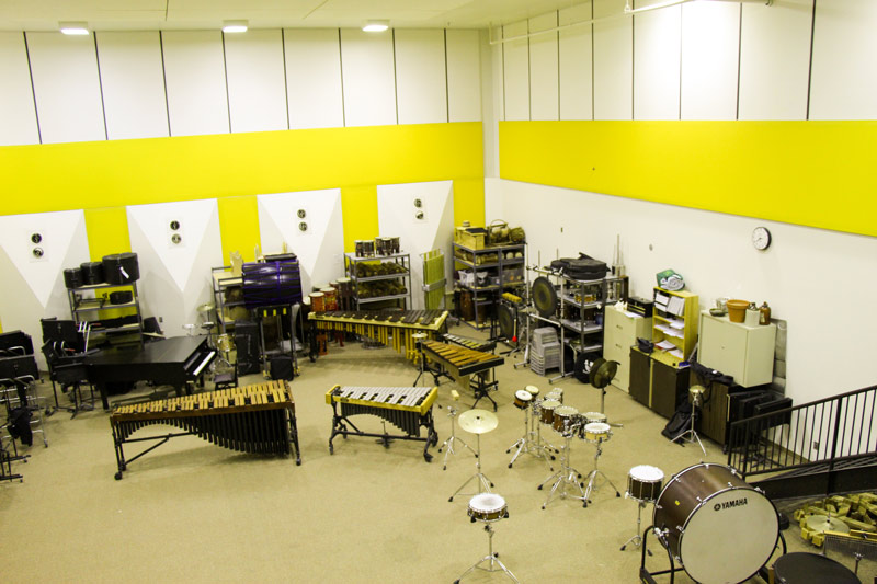 band rehearsal room