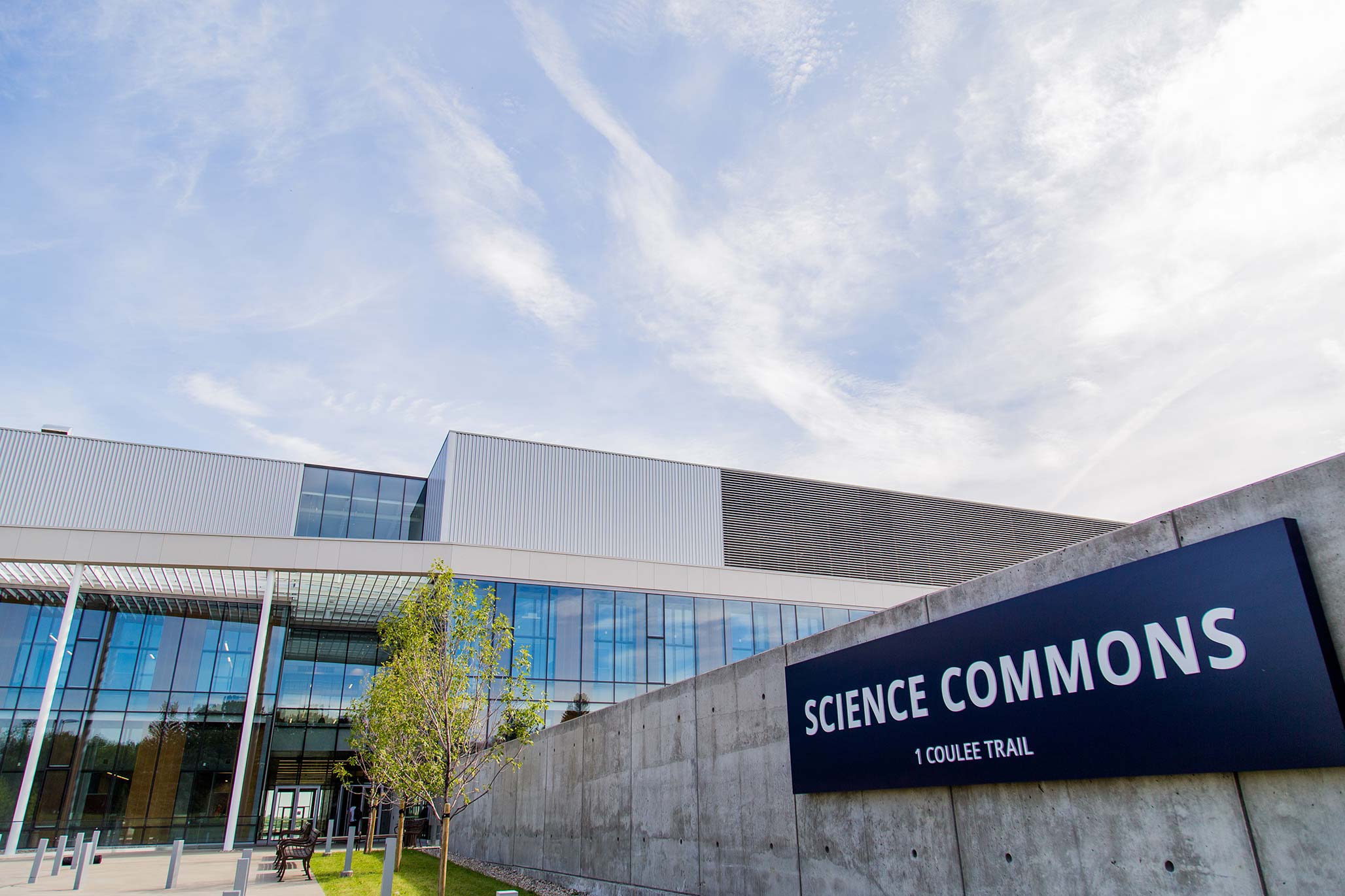 Science Commons building sign