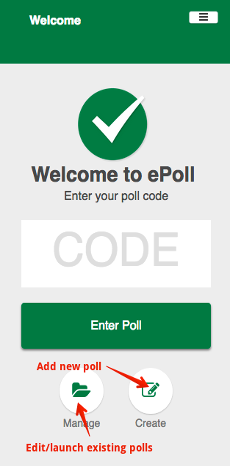 ePoll - Create/Manage