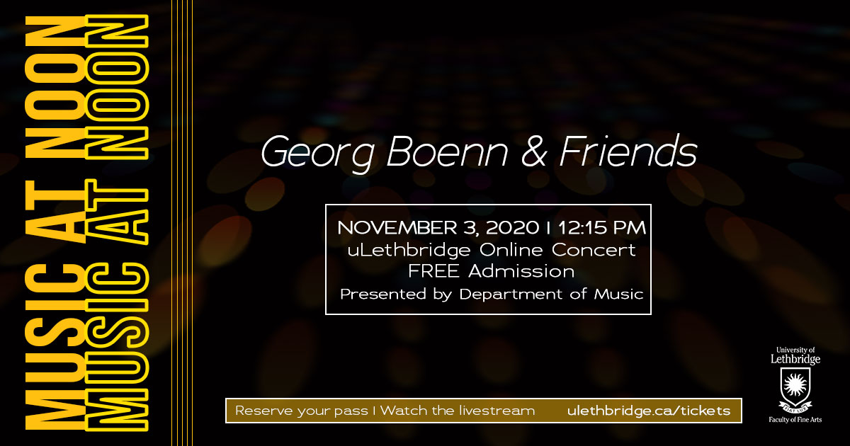 Music at Noon presents Georg Boenn and Friends