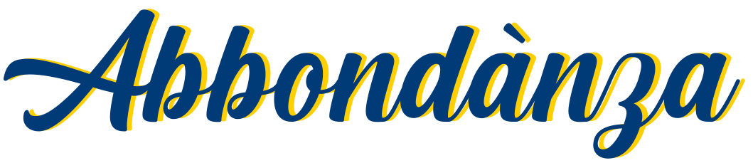 Text saying "Abbondanza"