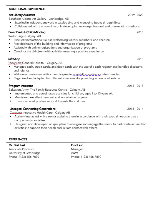 resume services lethbridge