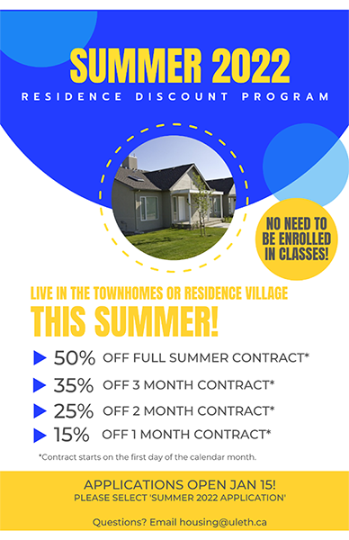 Summer Discounted Rates