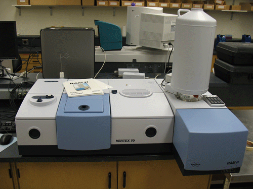  Bruker Vertex 70 infrared/raman spectrometer