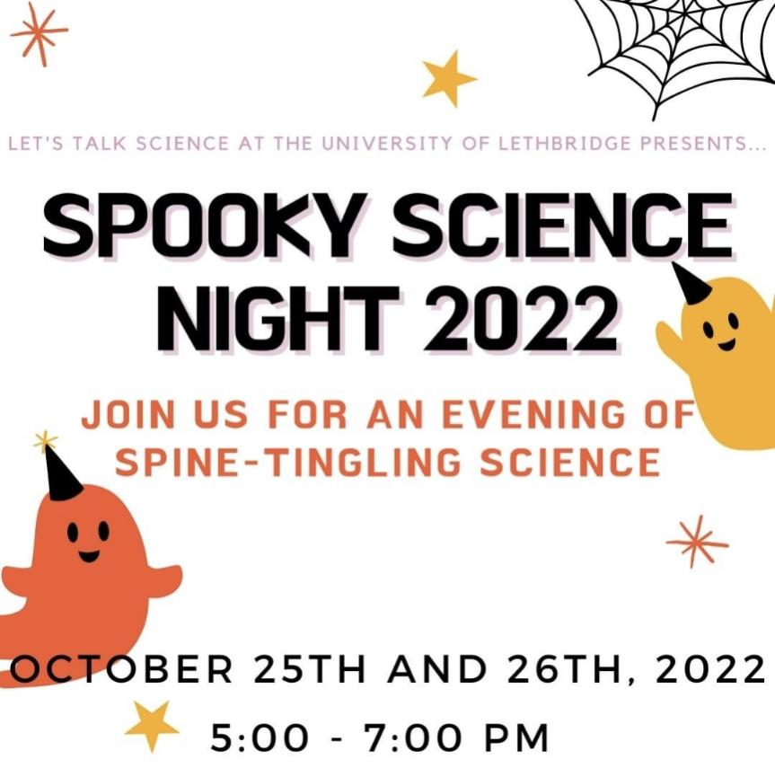 LTS spooky science promotional poster