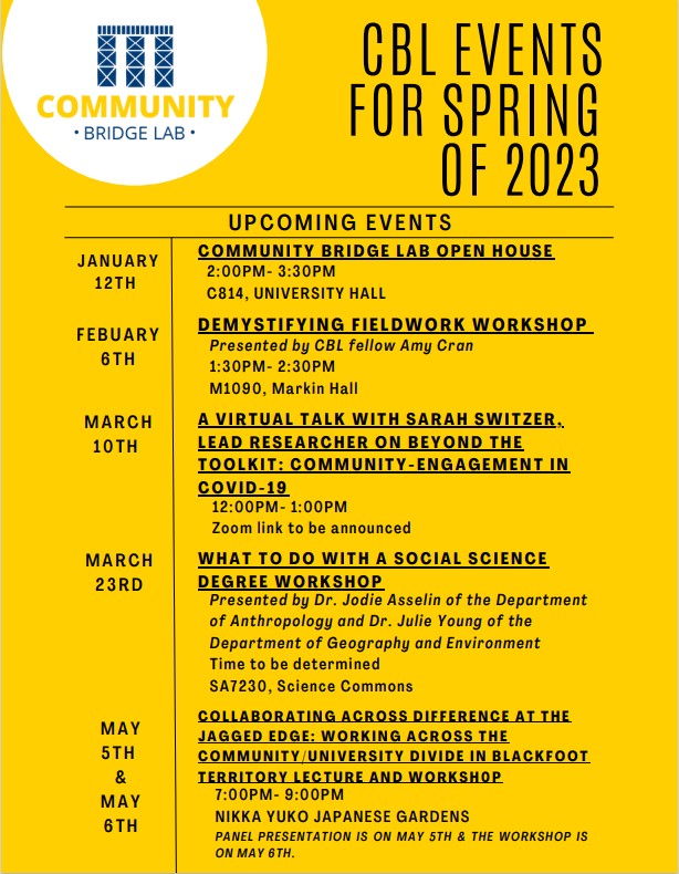 CBL Events University of Lethbridge