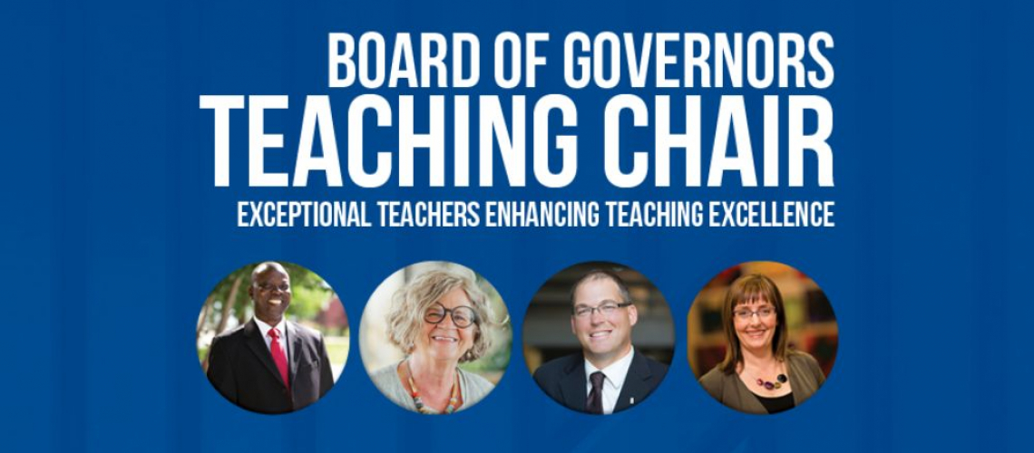 Board of Governors Teaching Chair call for submissions