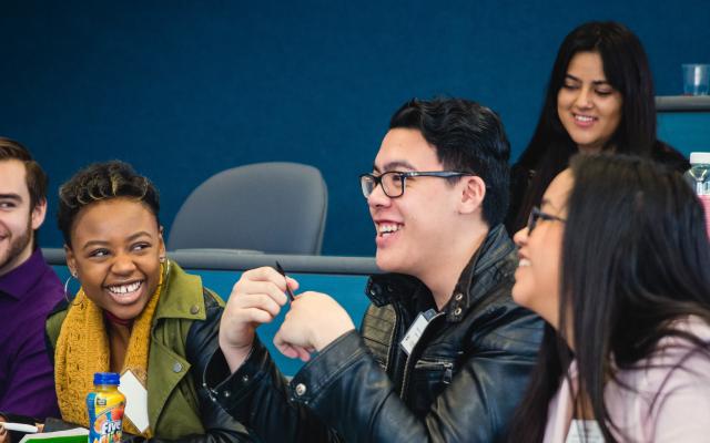 Group of DSB students smiling