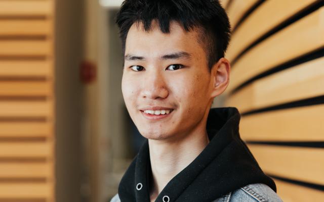 Male Student headshot in Markin Hall