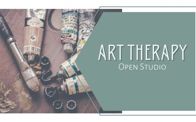 Art therapy open studio graphic