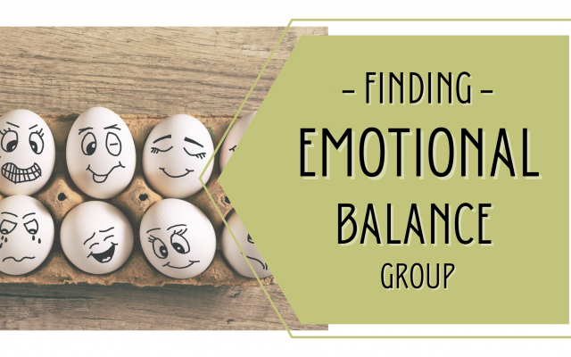 finding emotional balance graphic