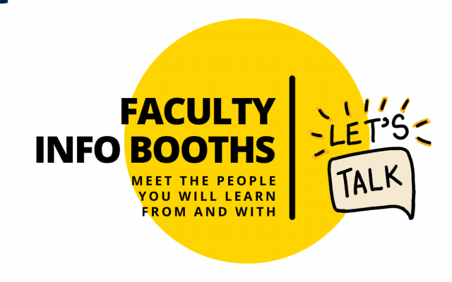 Faculty Info Booths: meet people you'll learn from and with at ULethbridge Open House