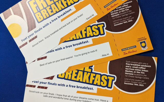 Buy a Student a Breakfast Coupon