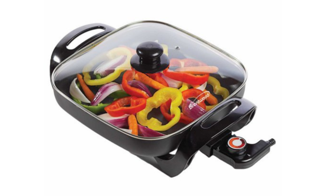 Electric Skillet with vegetables