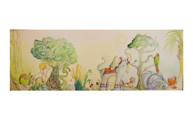Indian-inspired art