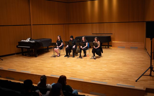 Staged play reading