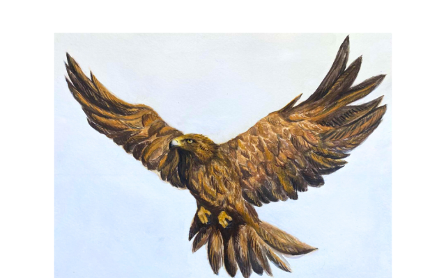 Golden Eagle Painting