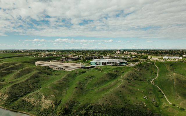 ULethbridge aerial view