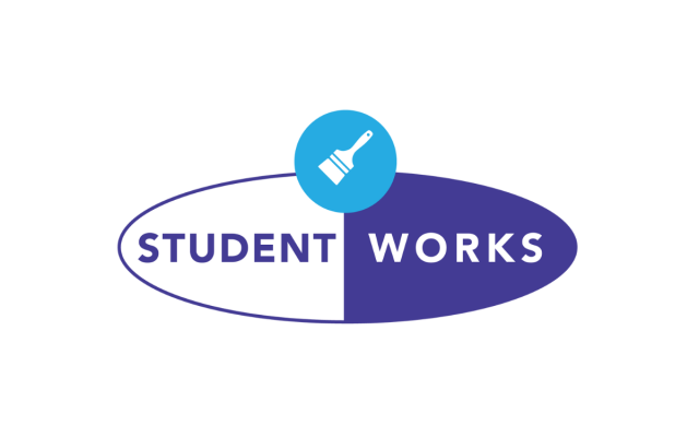 Student Works Painting logo