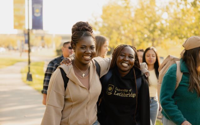 Smiling students