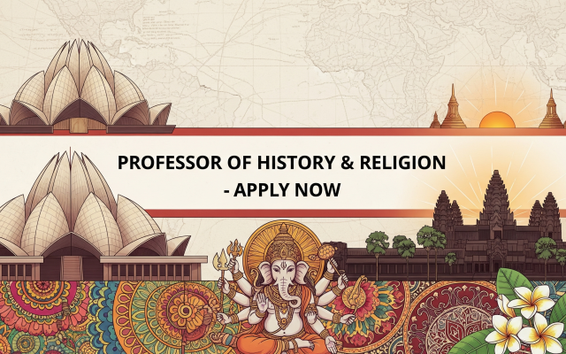 Job Ad for Assistant Professor in History & Religion 