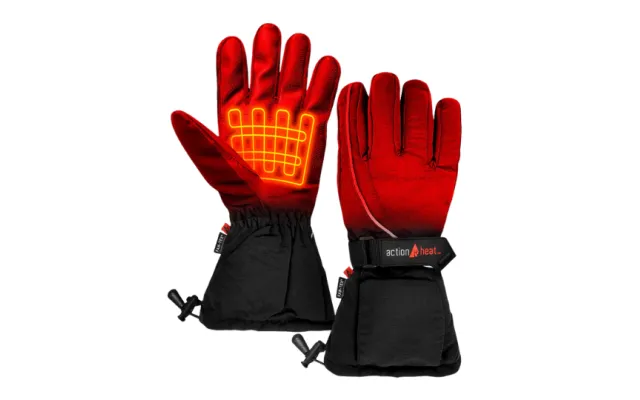 AA Battery Heated Snow Gloves