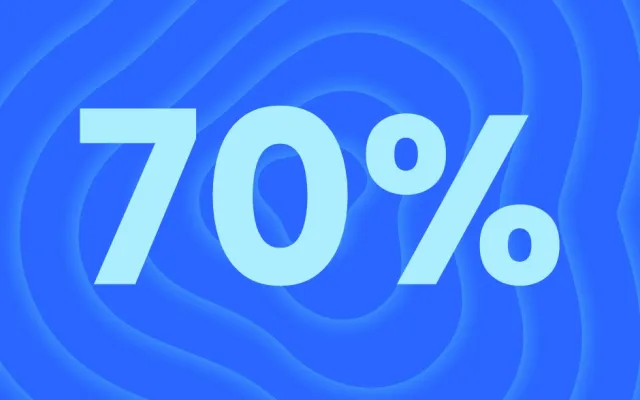 70%