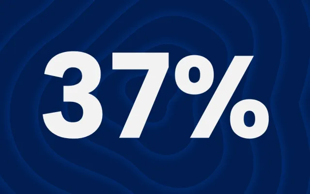 37%