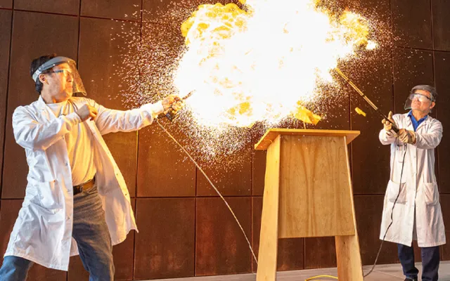 Chem Guys fire off an explosion