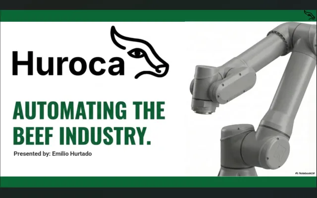 Huroca: Automating the Beef Industry, an image of a robotic arm