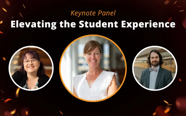 Elevating the Student Experience Keynote Panel Poster