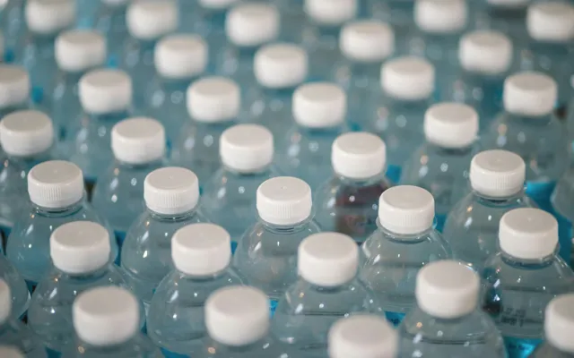 Plastic water bottles