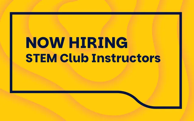 Now hiring stem instructors