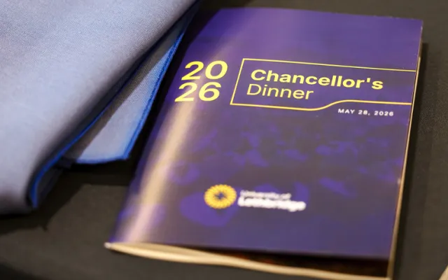 Chancellor's Dinner program