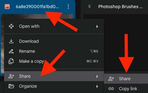 Google Drive - Uploaded File Share