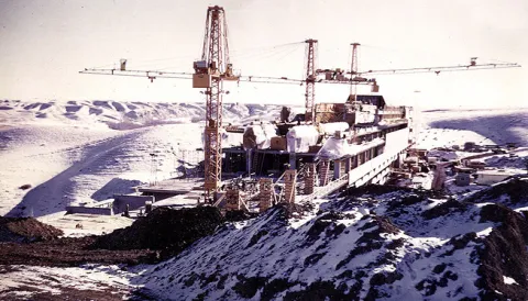 University Hall Construction 1969