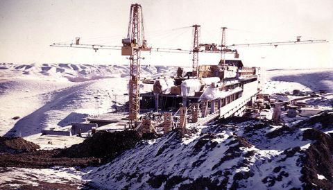 University Hall Construction 1969