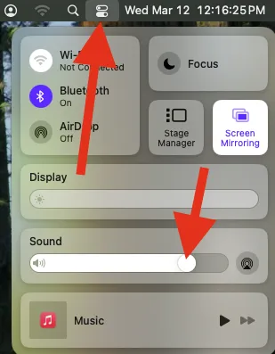 Control Center - Sound