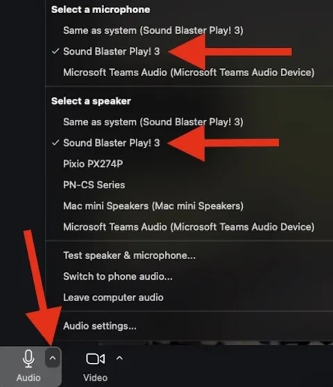 Sound blaster Zoom