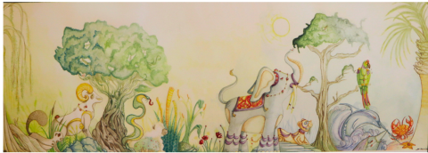 Indian-inspired art