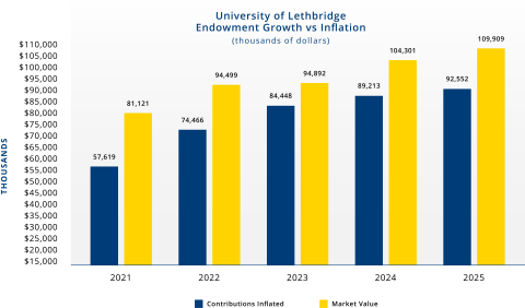 endowment report graph