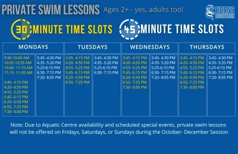 Fall 2 PSL Timeslot banner 2025