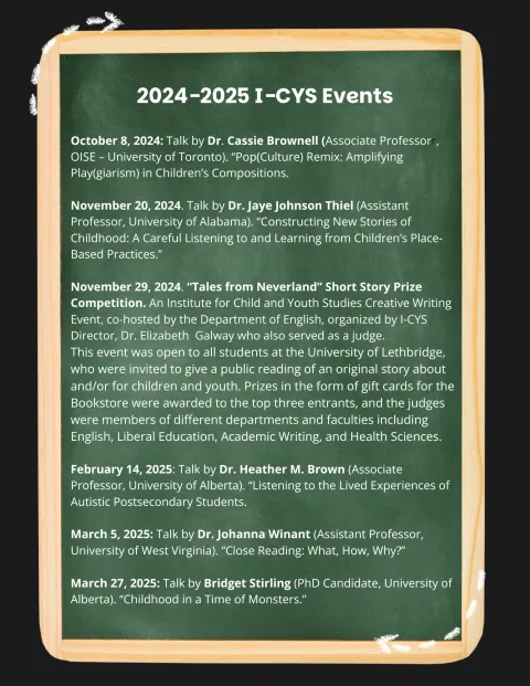 2024-2025 I-CYS Events