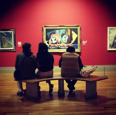 Admiring Picasso
