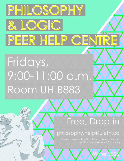 Philosophy & Logic Peer Help Centre, Winter 2026
